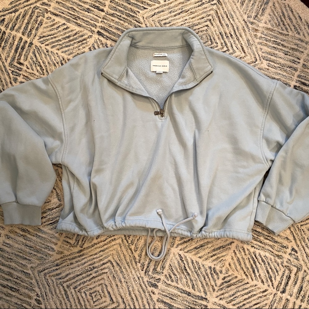 American Eagle Outfitters Oversized half-zip Pullover